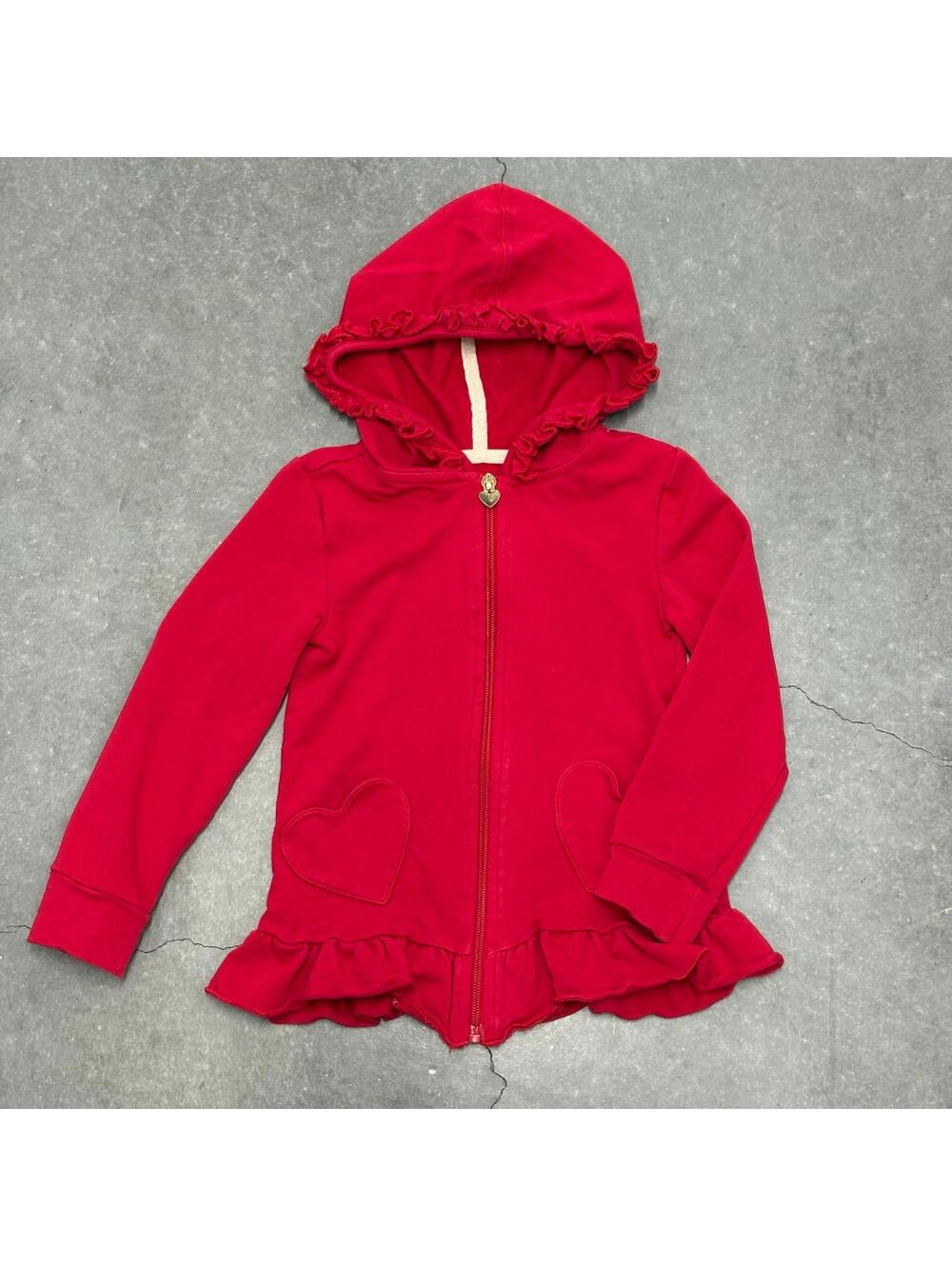 Tommy Bahama Valentines Heart Shaped Full Zip Girls Hoodie